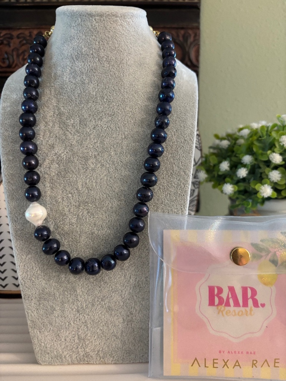 Bar by Alexa Rae Marion Necklace - Navy